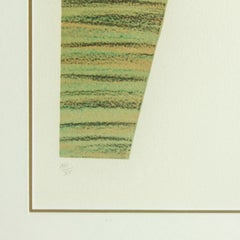 "Self Portrait (Absolut Vodka)" lithograph by Al Hirschfeld. Artist's proof.