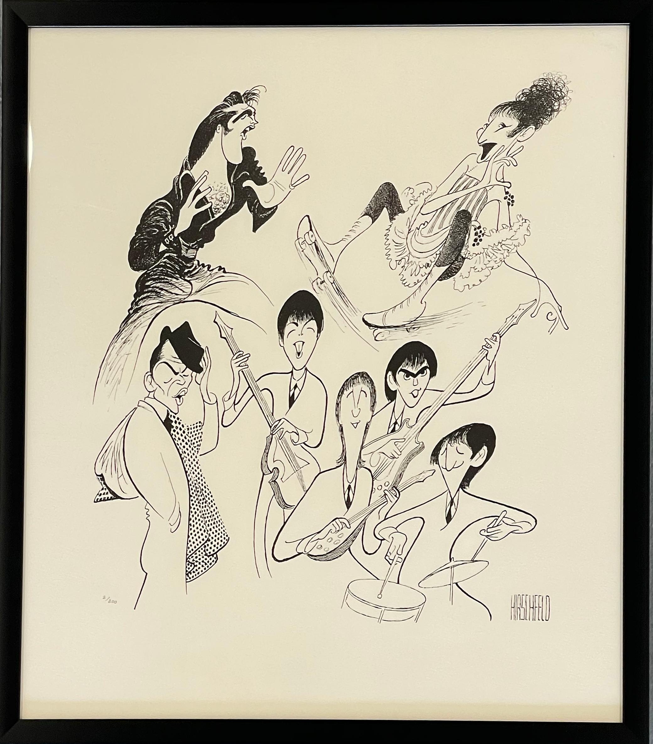 Sensations - Print by Albert Al Hirschfeld