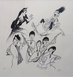 al hirschfeld prints SENSATIONS