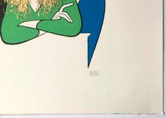 Sex and the City, litografia firmata a mano dell'amata serie televisiva, realizzata da un artista Famed