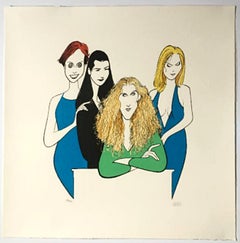 Sexo en Nueva York litografía firmada a mano de la querida serie de TV, por el famoso artista