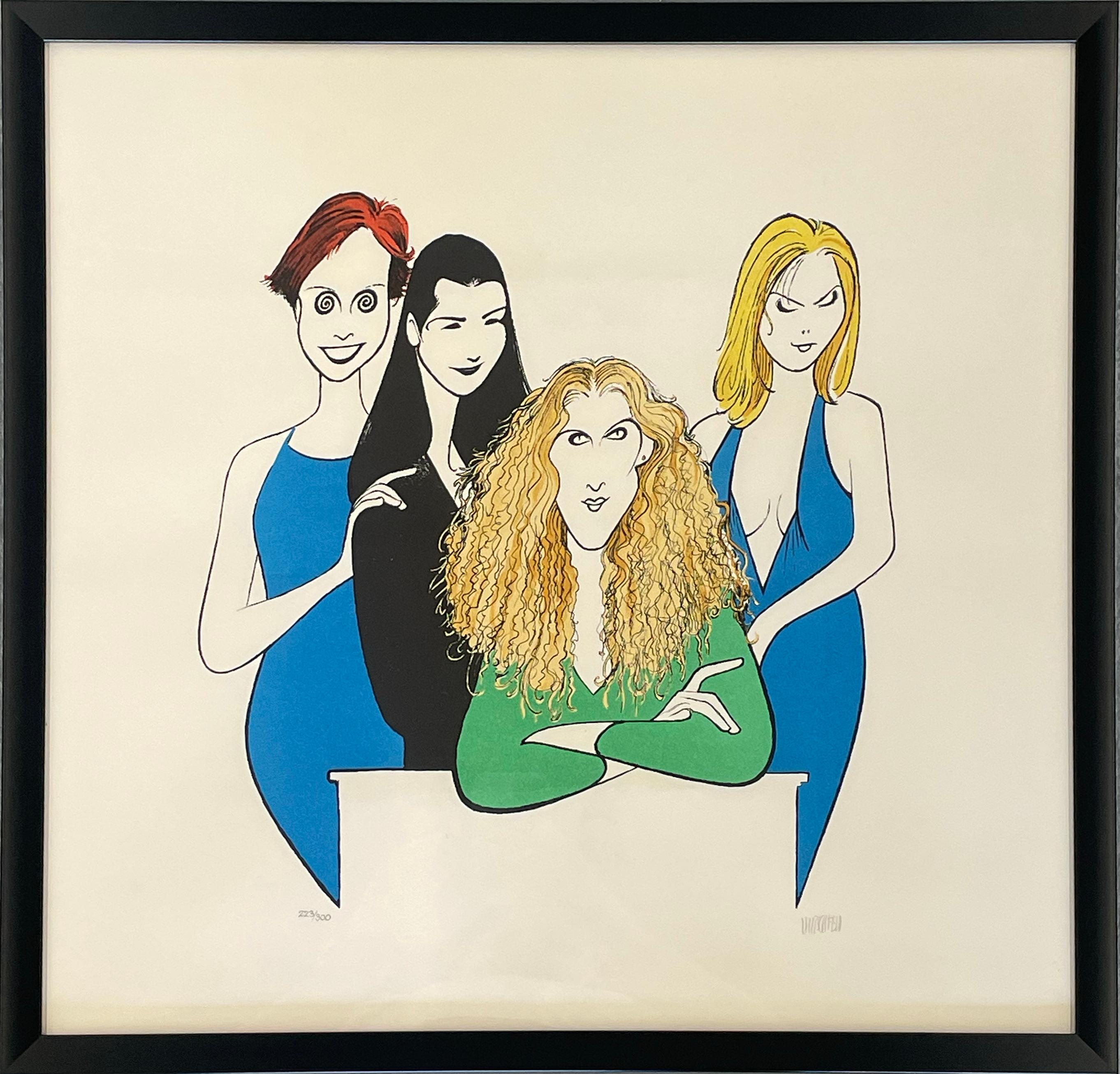 Sex in the City - Print di Albert Al Hirschfeld