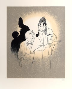 Vintage Sherlock Holmes by Al Hirschfeld