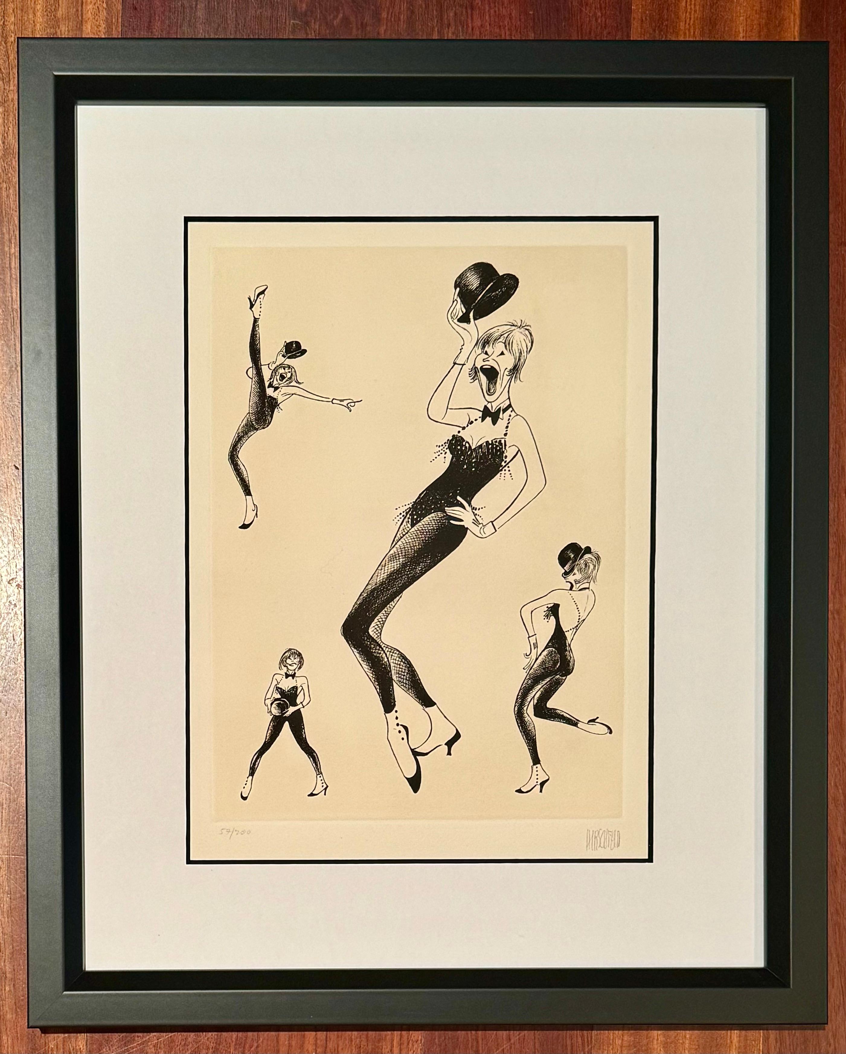 Shirley MacLaine Dances Broadway Film Star 20th Century Litho NYRT Published For Sale 1