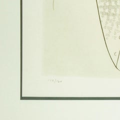 "Streisand & Matthau" in "Hello Dolly" original signed etching by Al Hirschfeld.