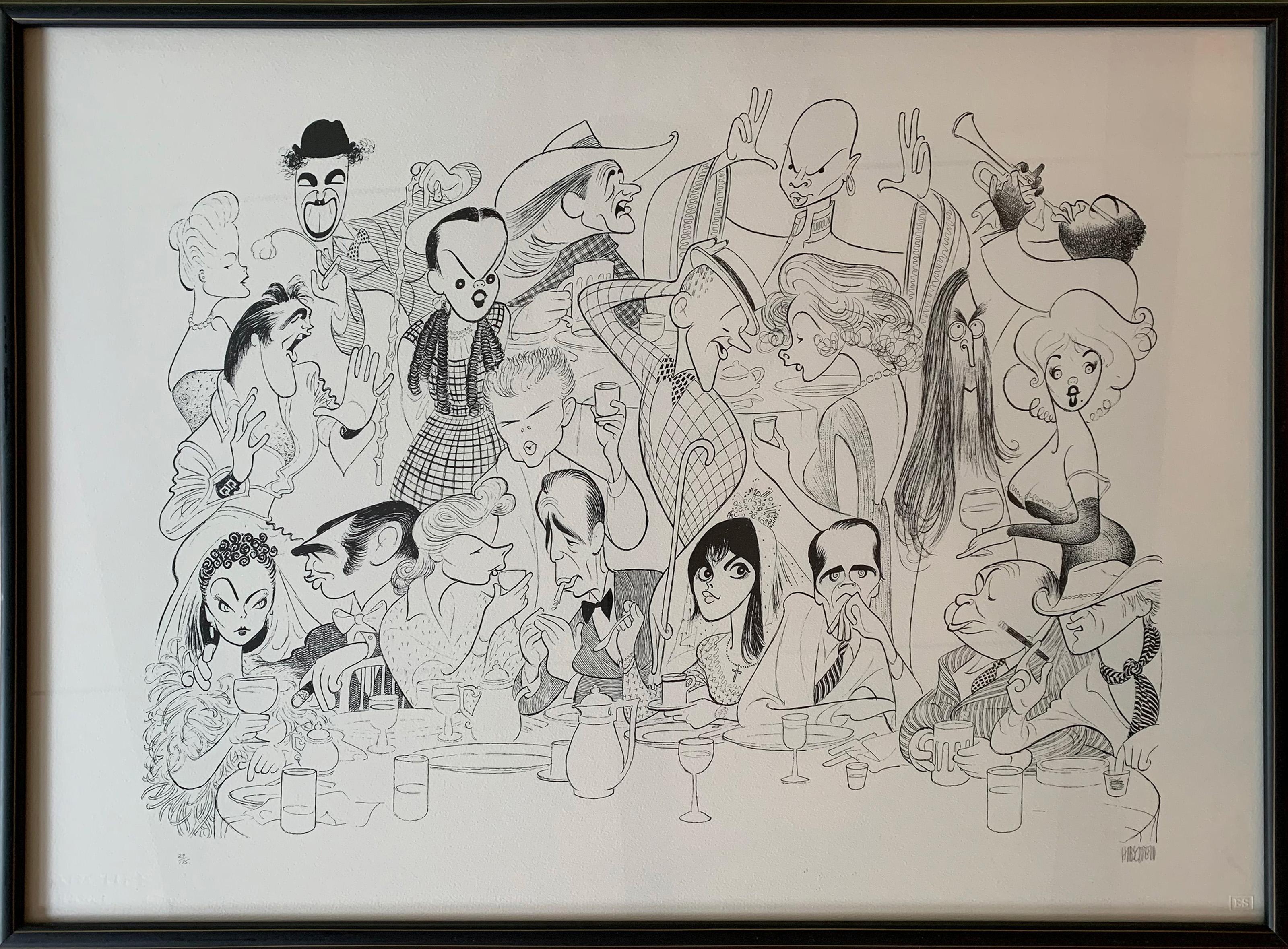 There's No Biz Like Show Biz, Pop-Art-Lithographie von Al Hirschfeld