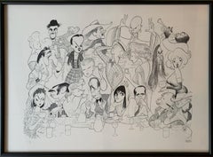 There's No Biz Like Show Biz, Pop Art Lithograph by Al Hirschfeld