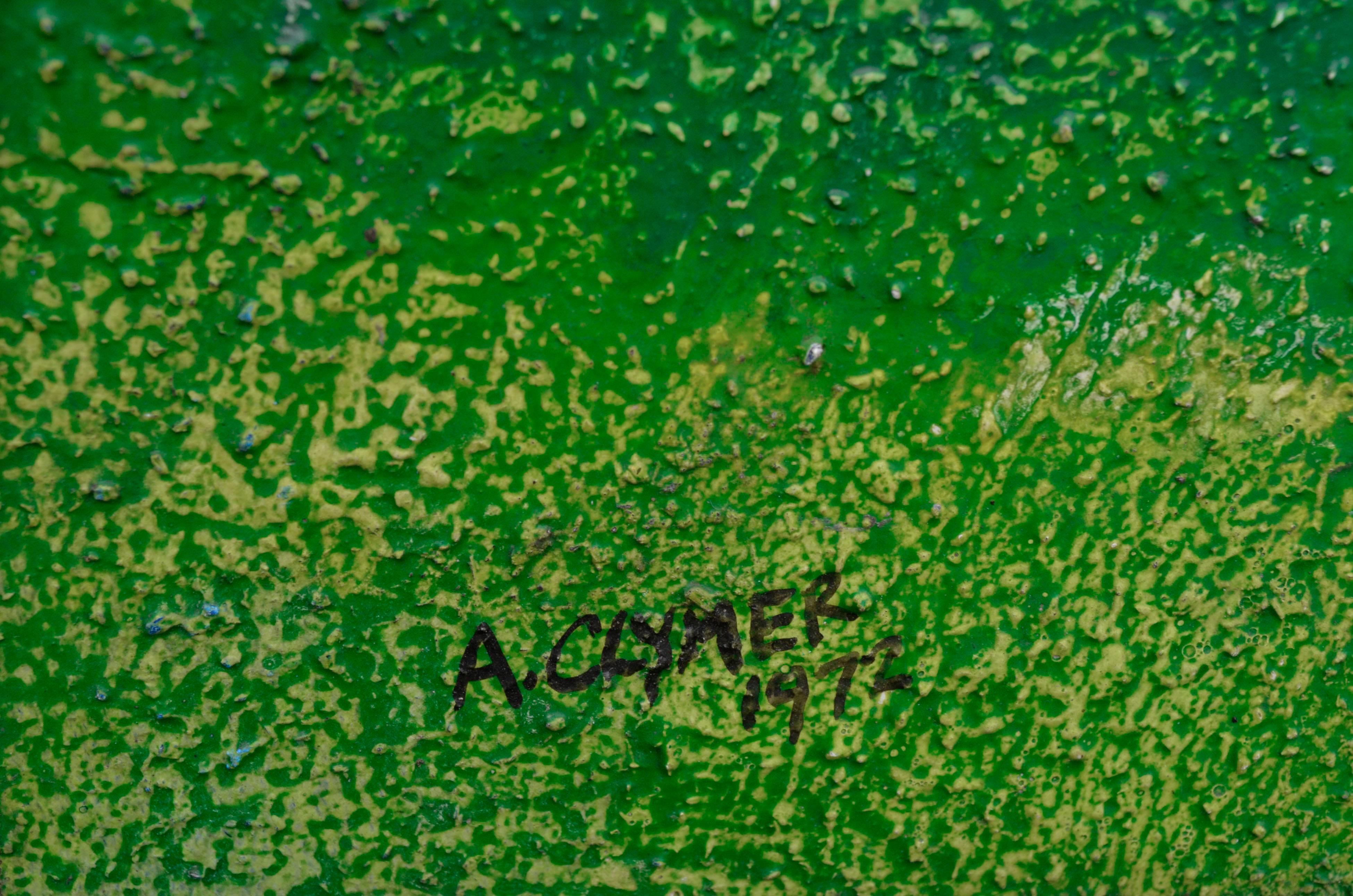 Mid-Century Modern Forest by Albert Clymer - Abstract Impressionist Painting by Albert Anderson Clymer