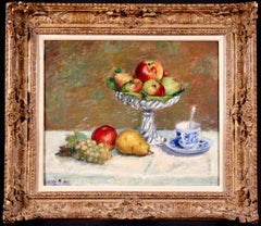 Coupe de Fruits - Post Impressionist Oil, Still Life of Fruit by Albert Andre