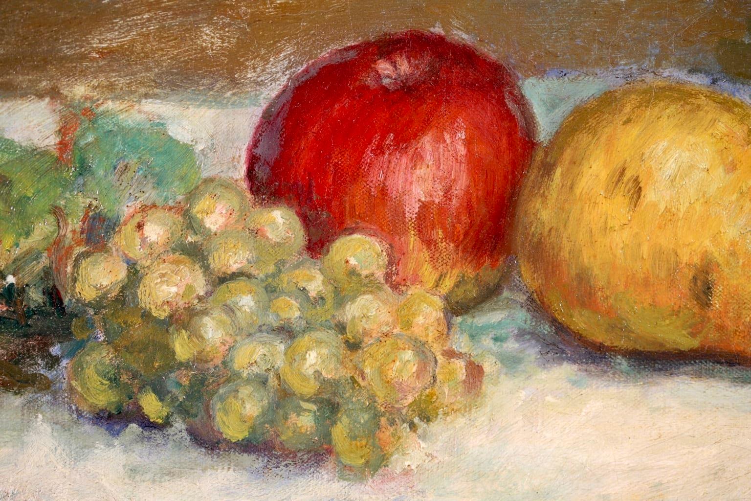 Coupe de Fruits - Post Impressionist Oil, Still Life of Fruit by Albert Andre 4