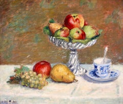 Coupe de Fruits - Post Impressionist Oil, Still Life of Fruit by Albert Andre