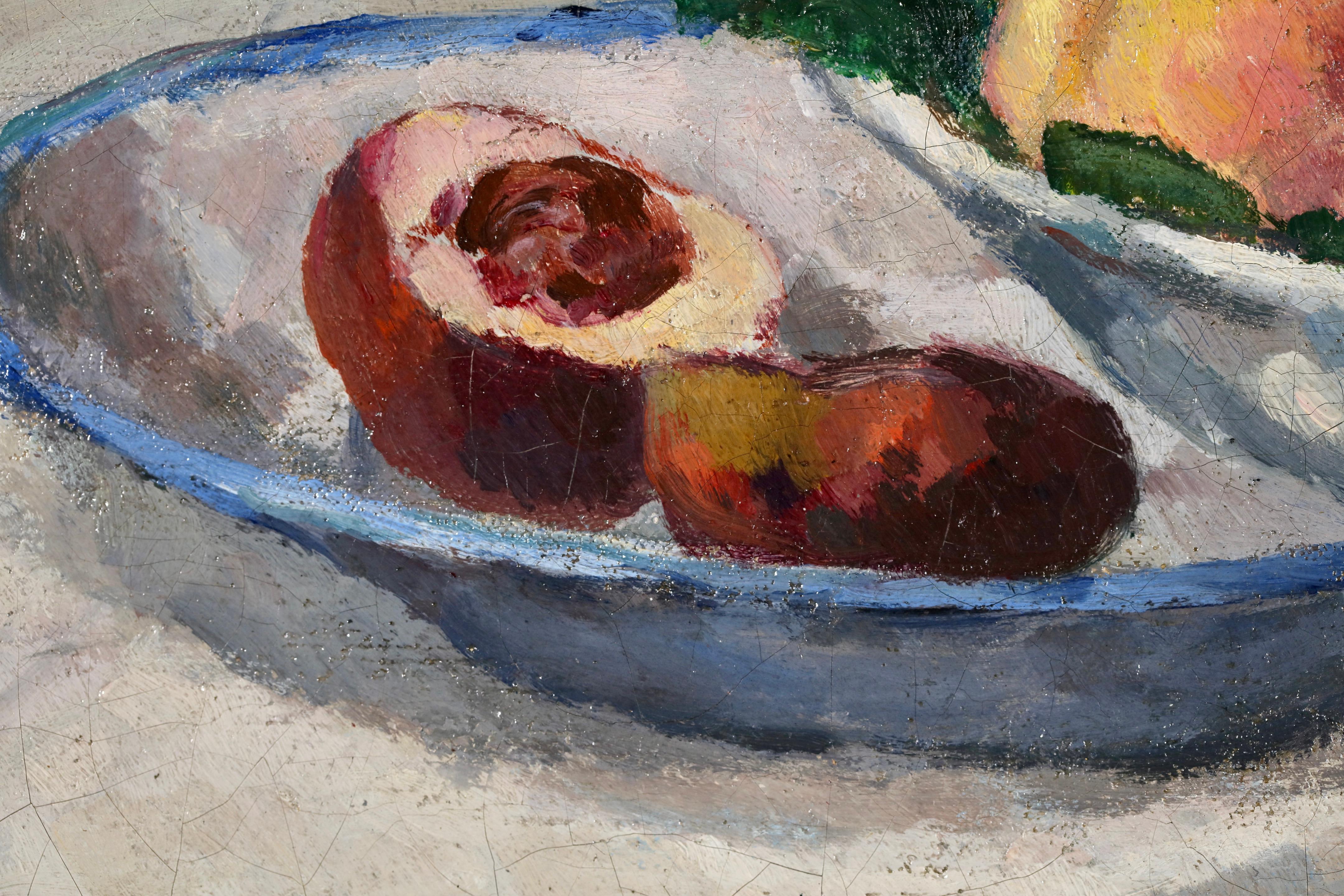 Le Dessert - Post Impressionist Still Life Oil Painting by Albert Andre For Sale 4