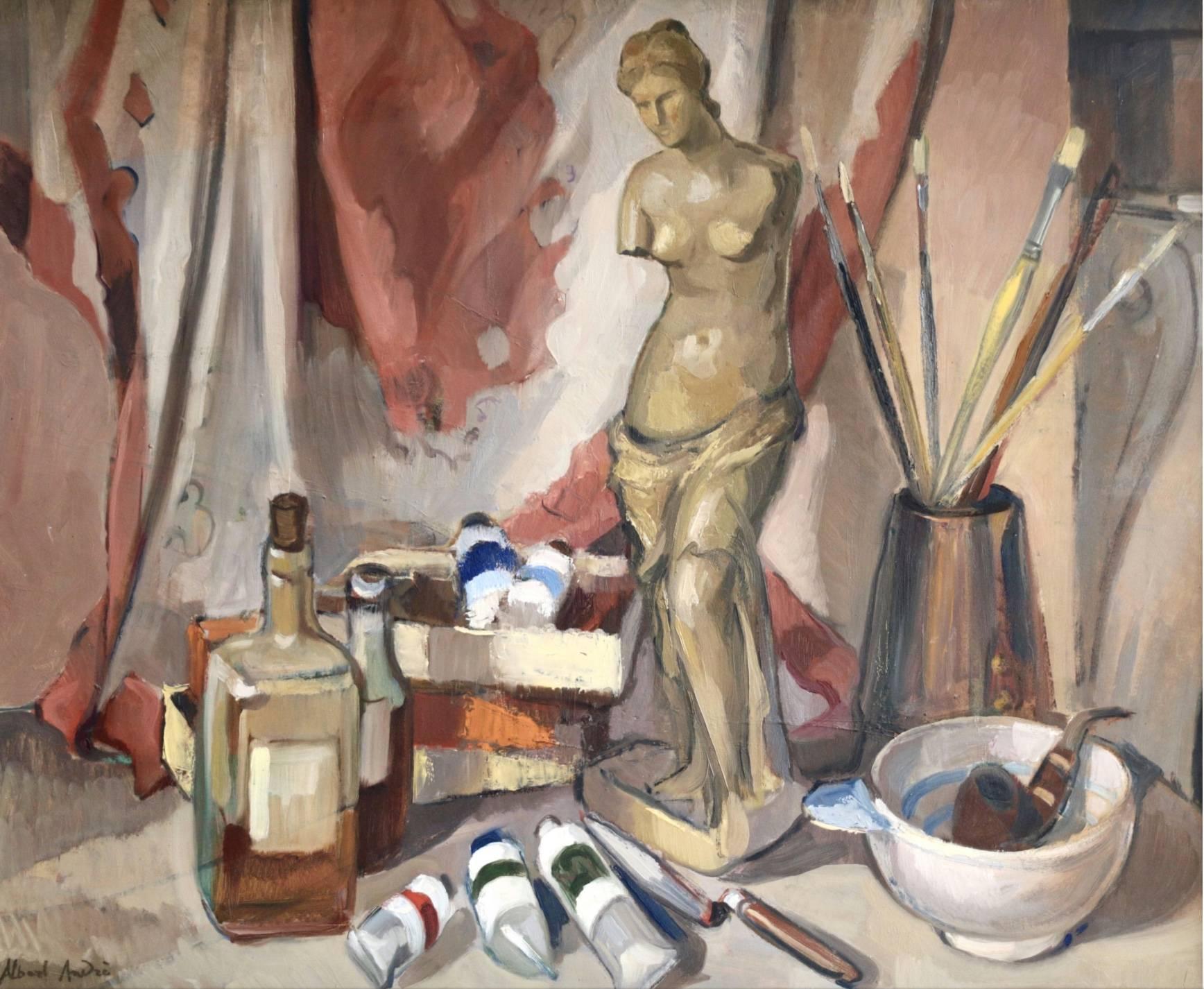 Albert Andre Still-Life Painting - The Artist's Studio
