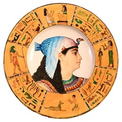 Albert ANKER (pintor), Théodore DECK (ceramista), Plato ornamental "Cleopatra"