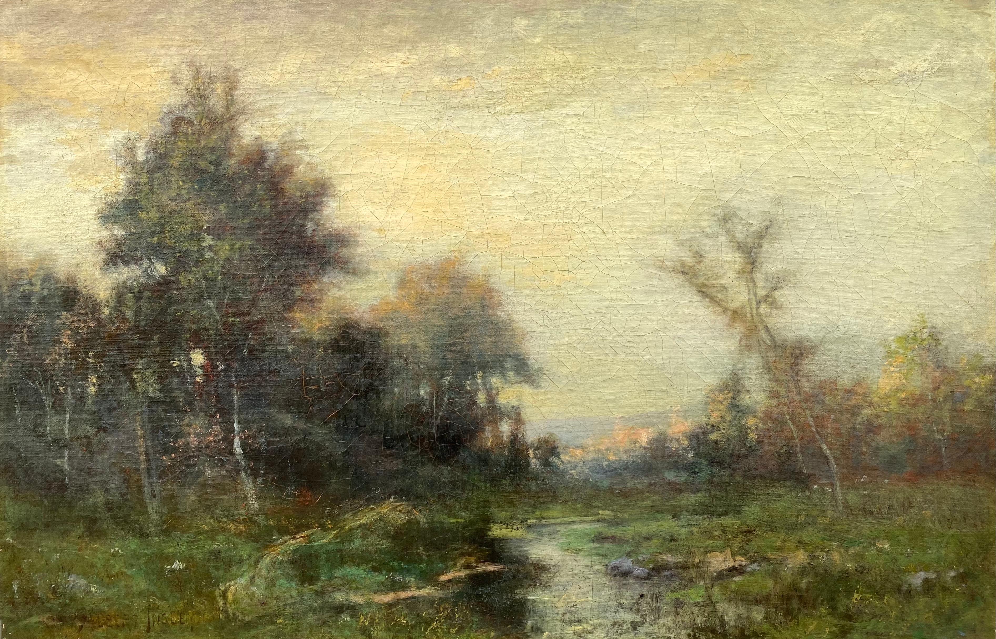 Albert Babb Insley Landscape Painting - "Meadow Stream"