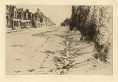 "La grand'rue, le matin" original etching