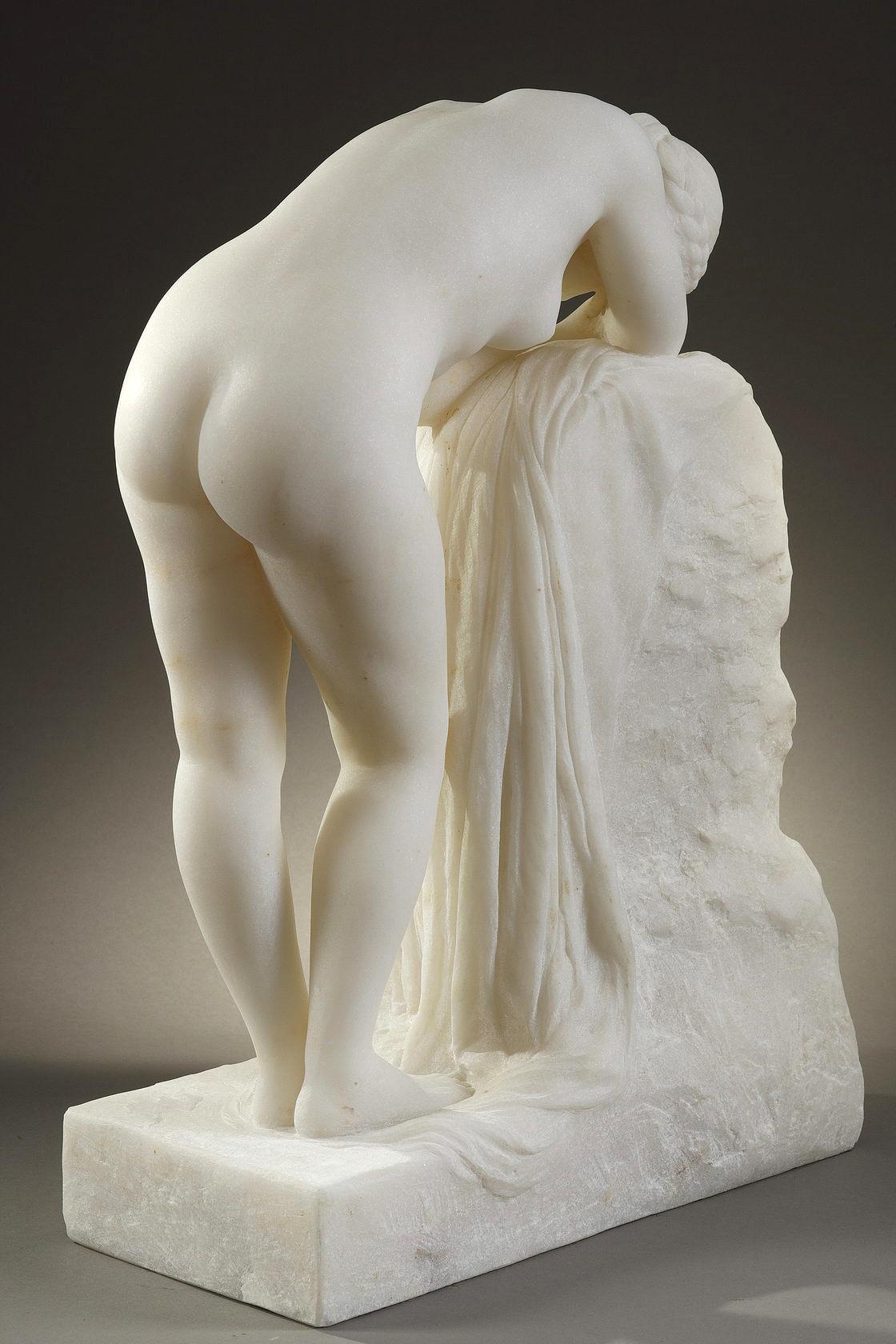Woman leaning on a stele 1