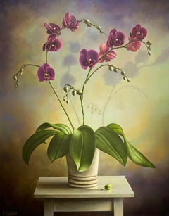 Vase Of Orchids 