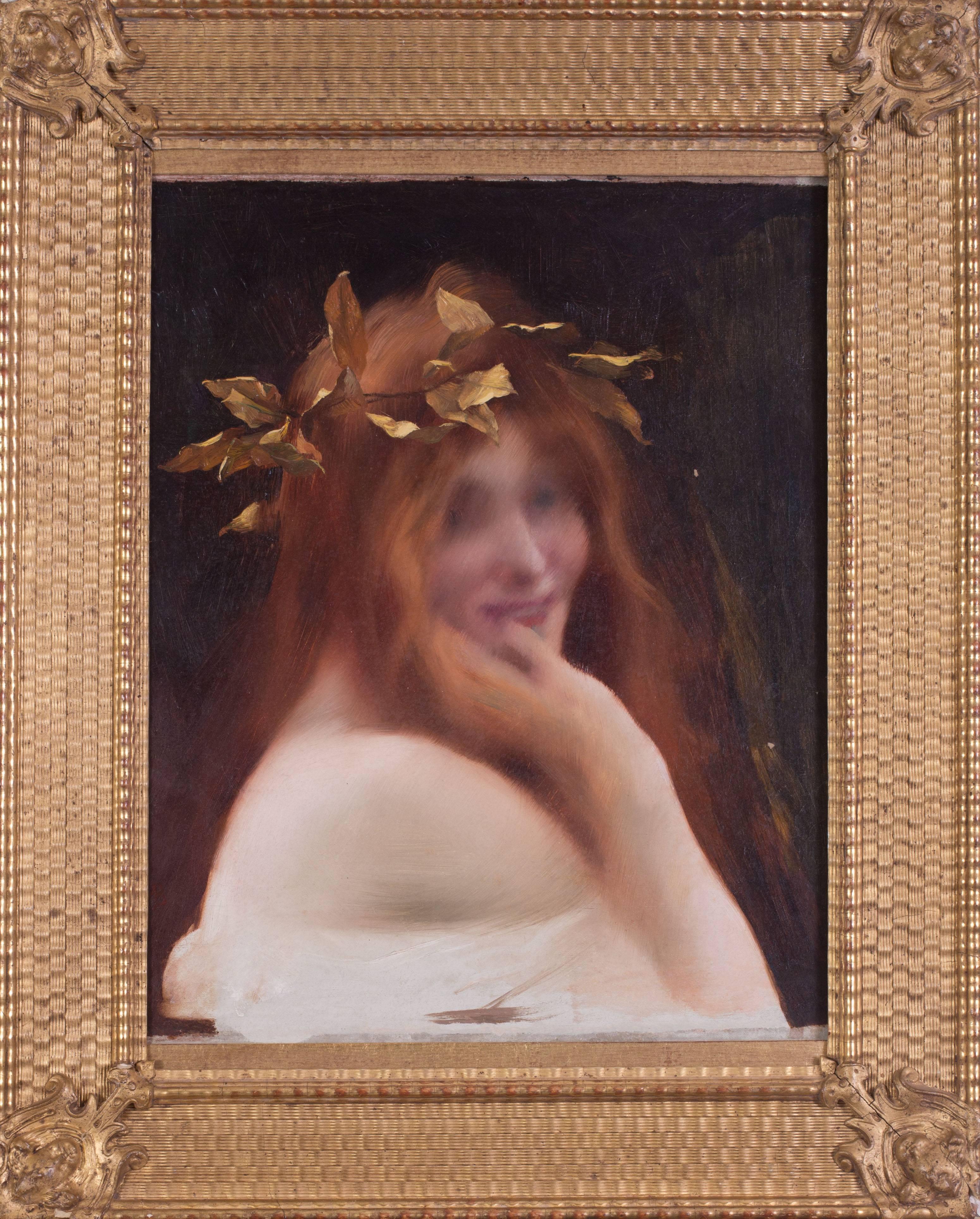Albert Besnard Figurative Painting - Maiden of Autumn