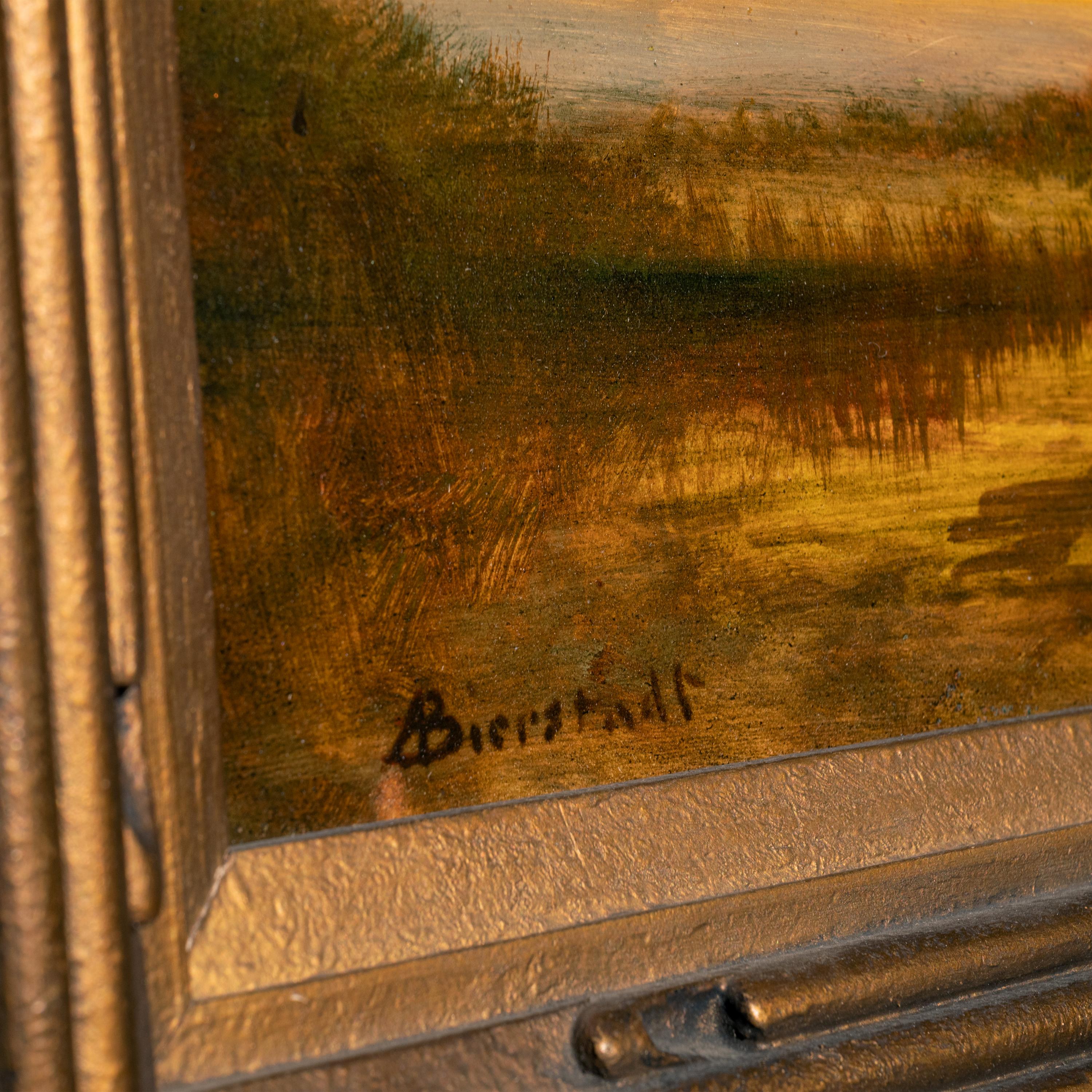 Albert Bierstadt San Francisco Sunset Impressionist Landscape oil Painting 1870s 9