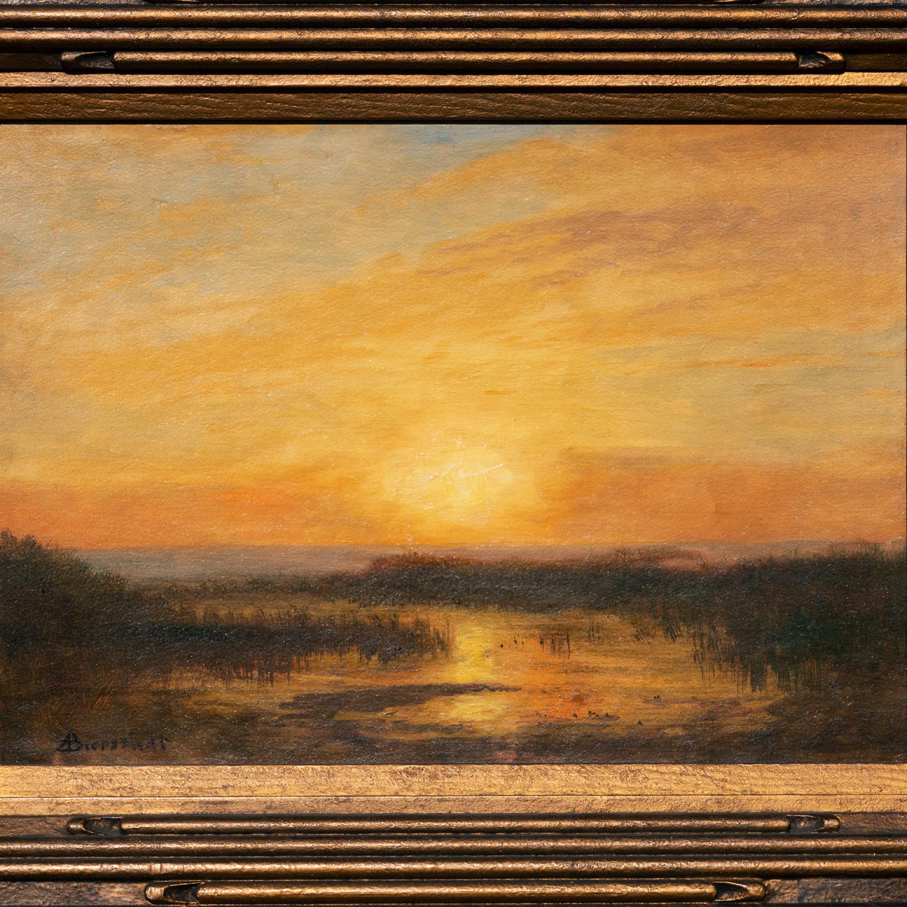 Albert Bierstadt San Francisco Sunset Impressionist Landscape oil Painting 1870s 2