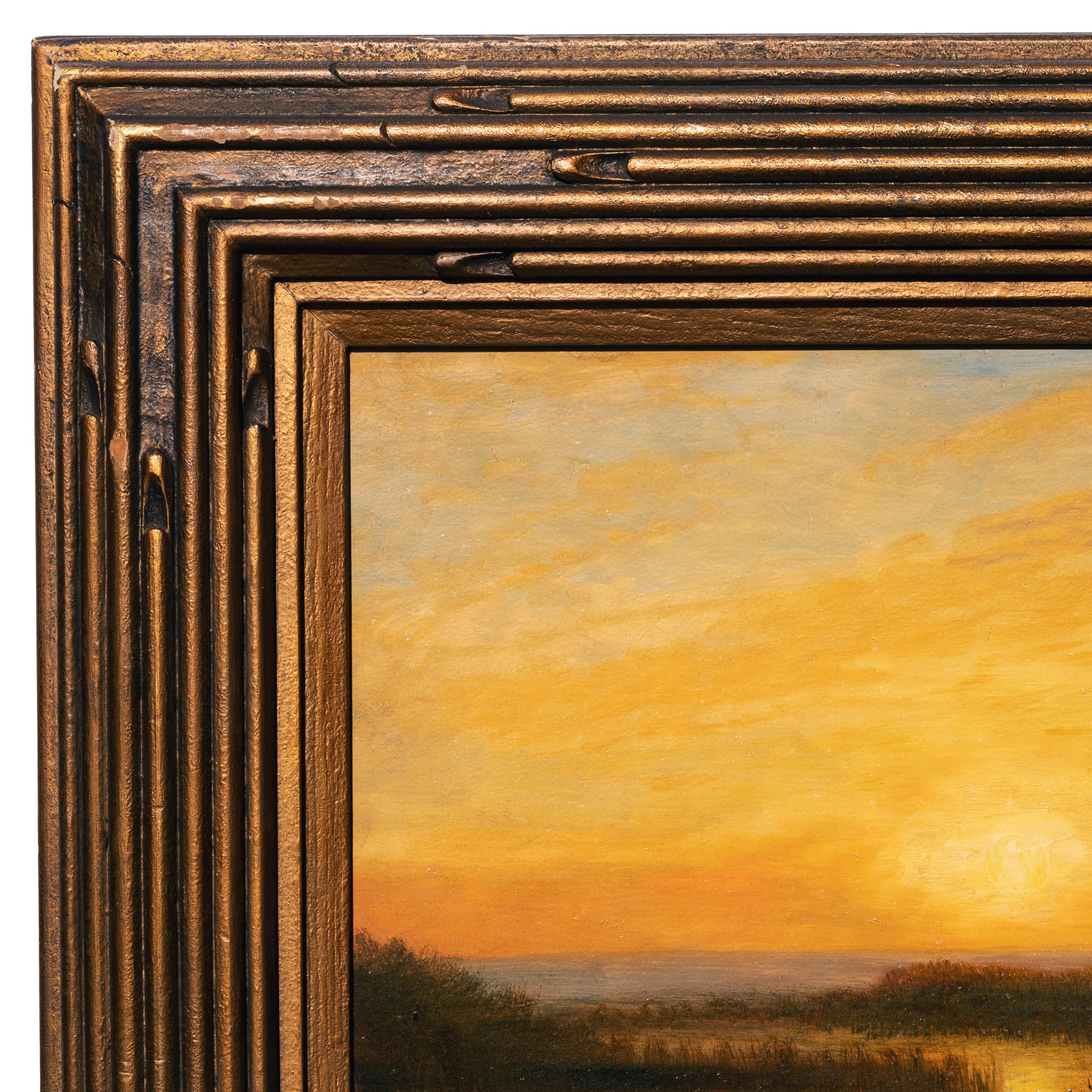 Albert Bierstadt San Francisco Sunset Impressionist Landscape oil Painting 1870s 3