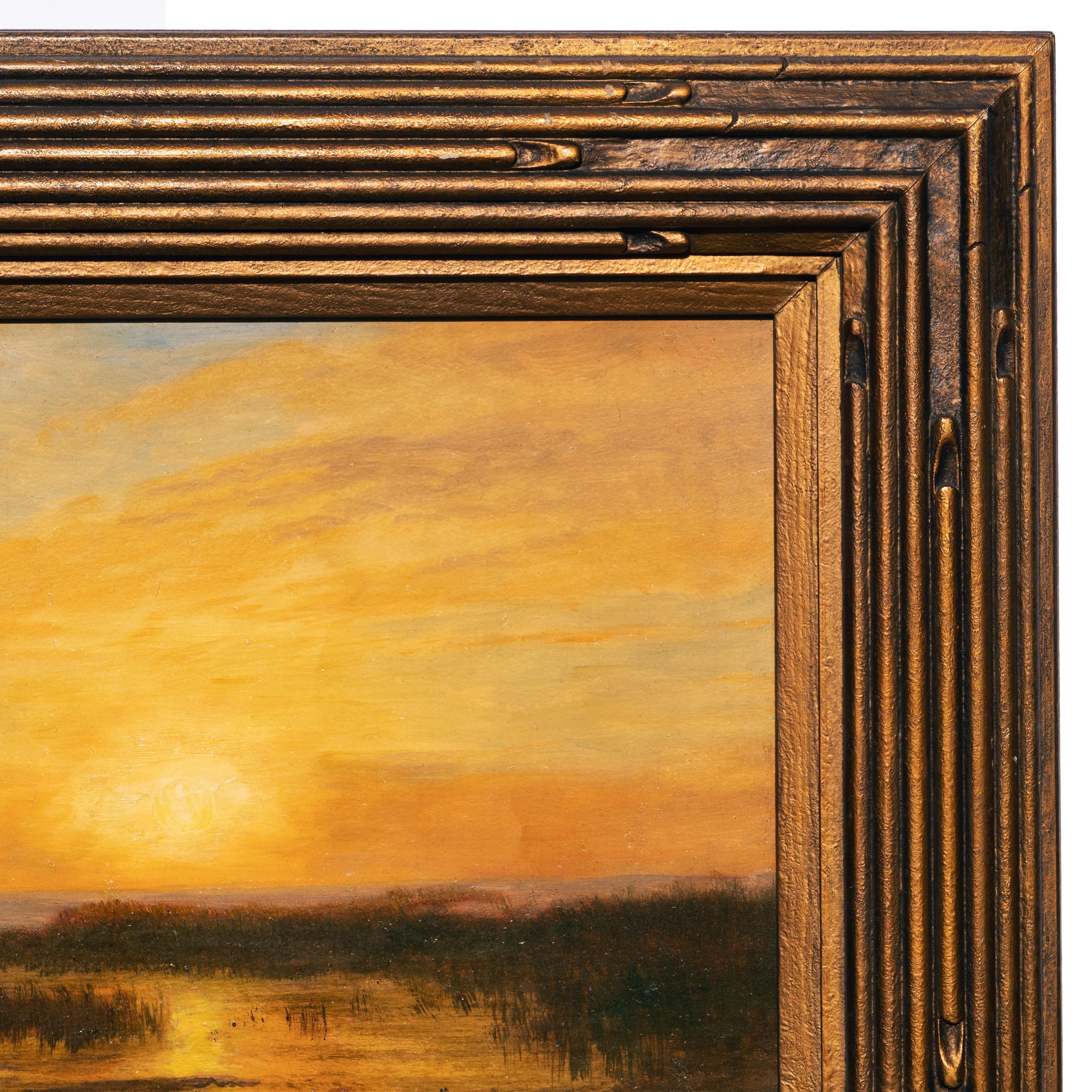 Albert Bierstadt San Francisco Sunset Impressionist Landscape oil Painting 1870s 4