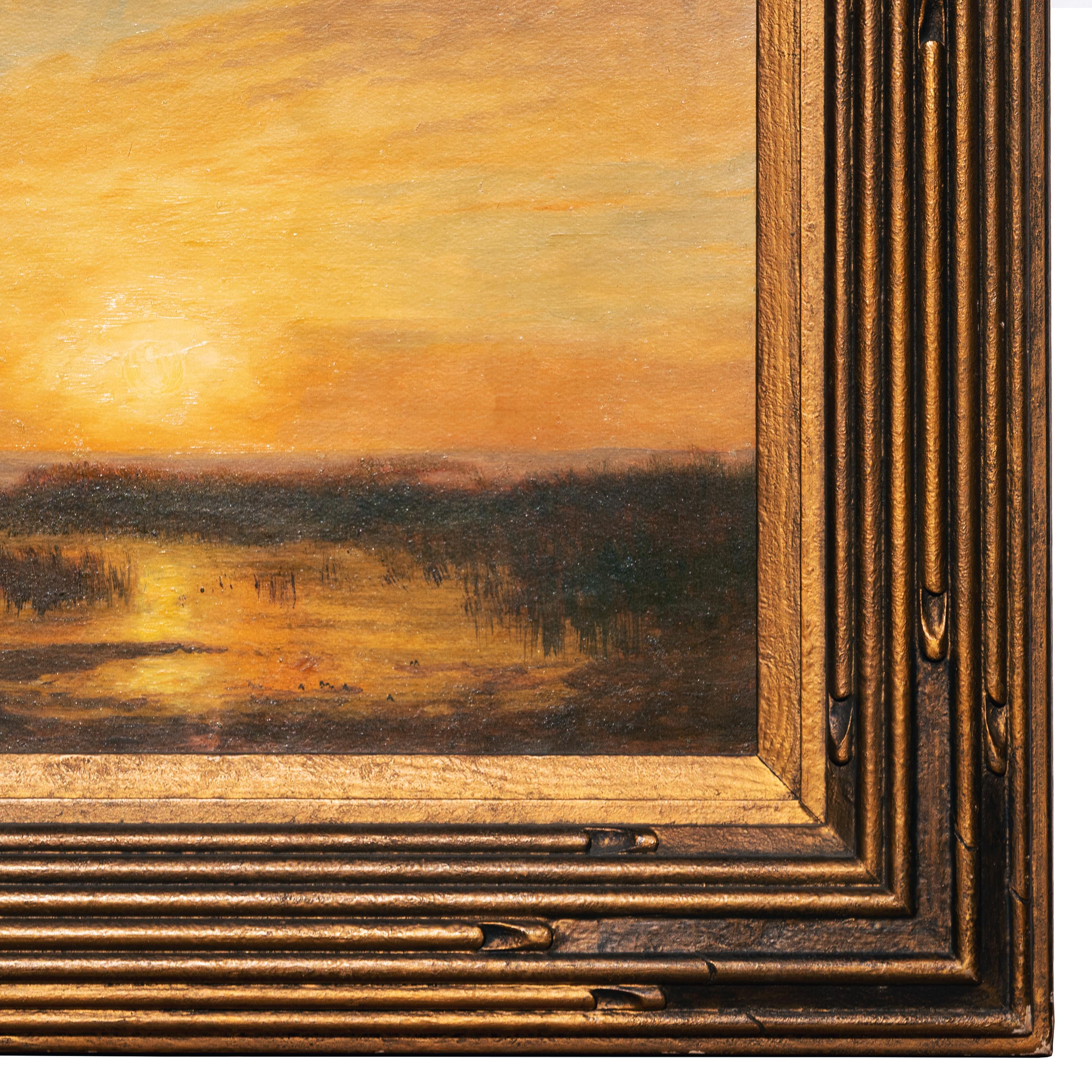 Albert Bierstadt San Francisco Sunset Impressionist Landscape oil Painting 1870s 5