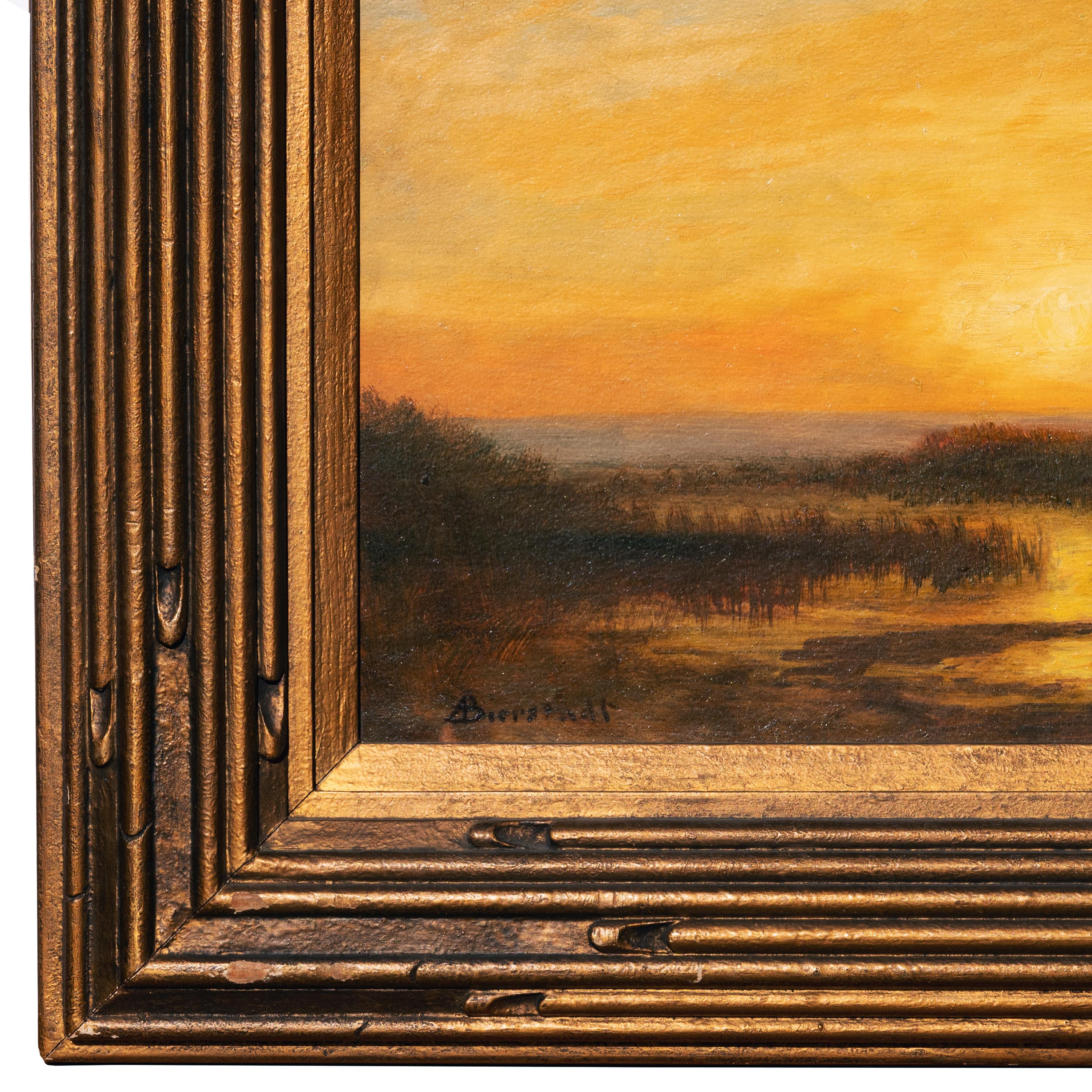 Albert Bierstadt San Francisco Sunset Impressionist Landscape oil Painting 1870s 6