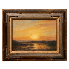 Albert Bierstadt San Francisco Sunset Impressionist Landscape oil Painting 1870s
