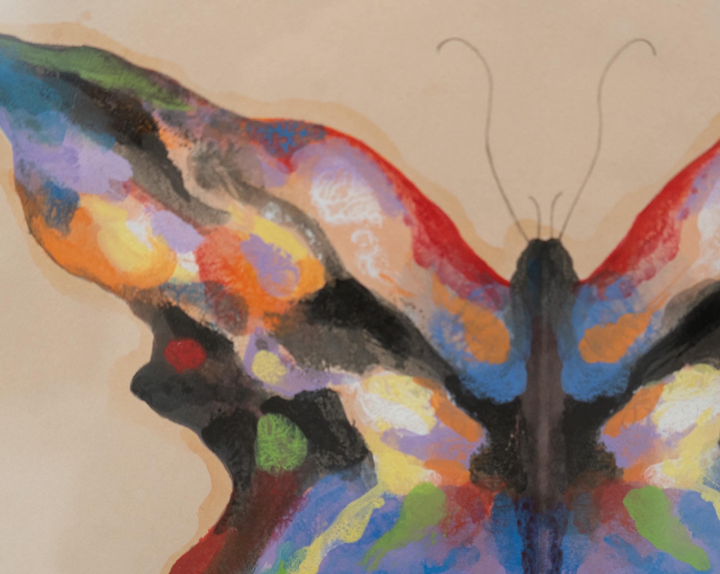 Butterfly - Painting by Albert Bierstadt