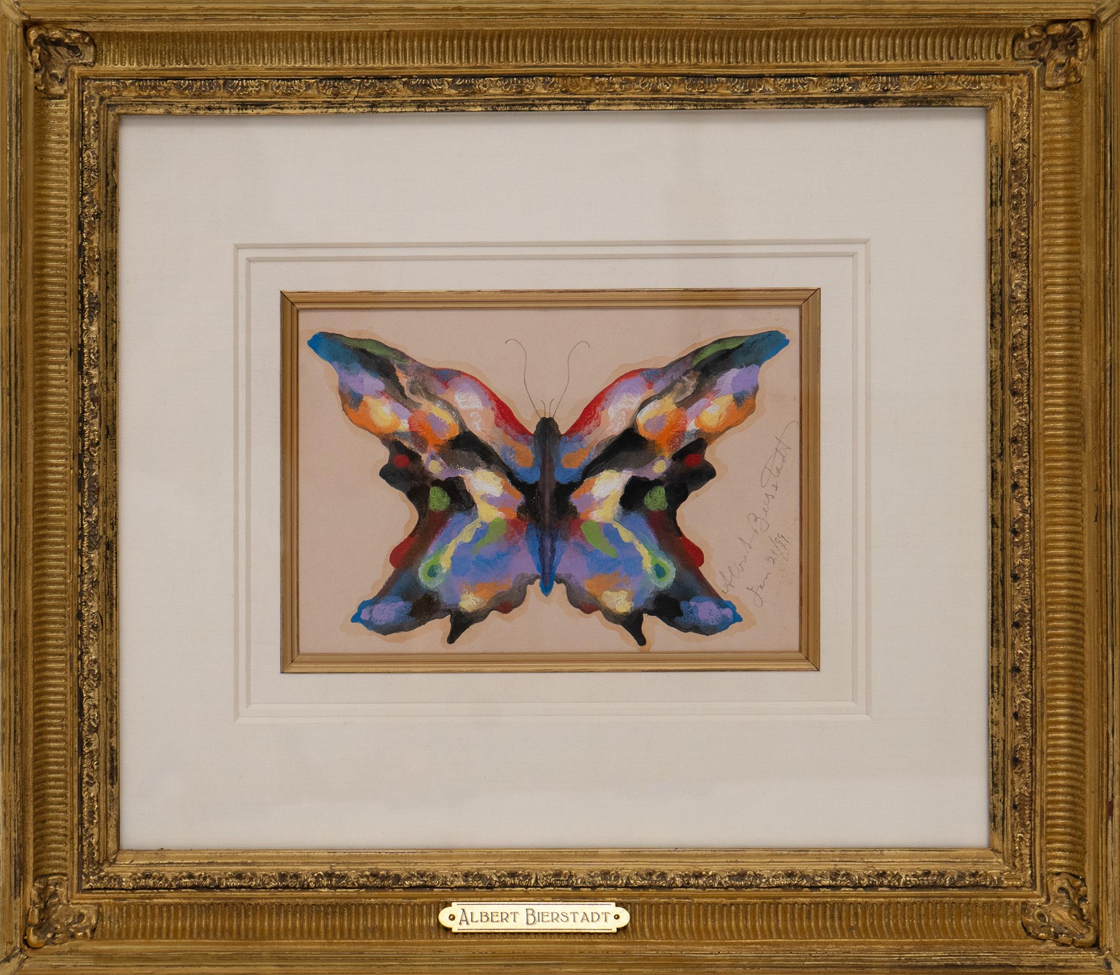 Butterfly - American Modern Painting by Albert Bierstadt