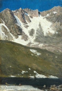 "Monte Rosalie, Colorado" Albert Bierstadt, Paisaje montañoso del oeste americano
