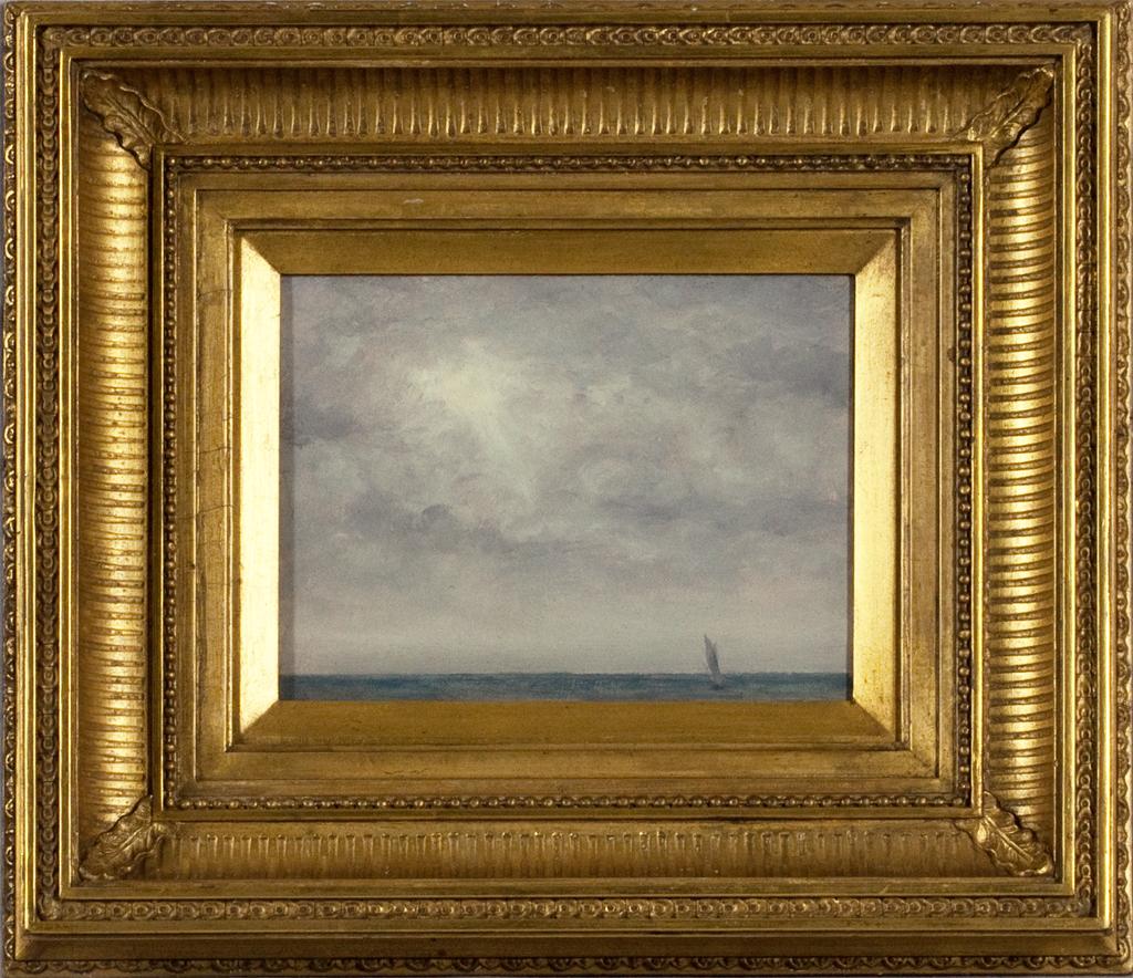 Un raggio di sole in mare - Painting di Albert Bierstadt