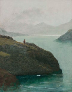 Western Scenery, 19th-century landscape by Albert Bierstadt (1830-1902,American)