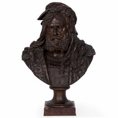 Albert Carrier-Belleus Französisch Bronze antike Skulptur Büste von Albrecht Dürer