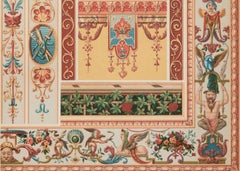 ALBERT-CHARLES-AUGUSTE RACINET (1825) / (1893) "Decorative motifs. XVIII Siecle