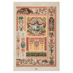 ALBERT-CHARLES-AUGUSTE RACINET (1825) / (1893) « Motifs décoratifs. XVIII Siecle