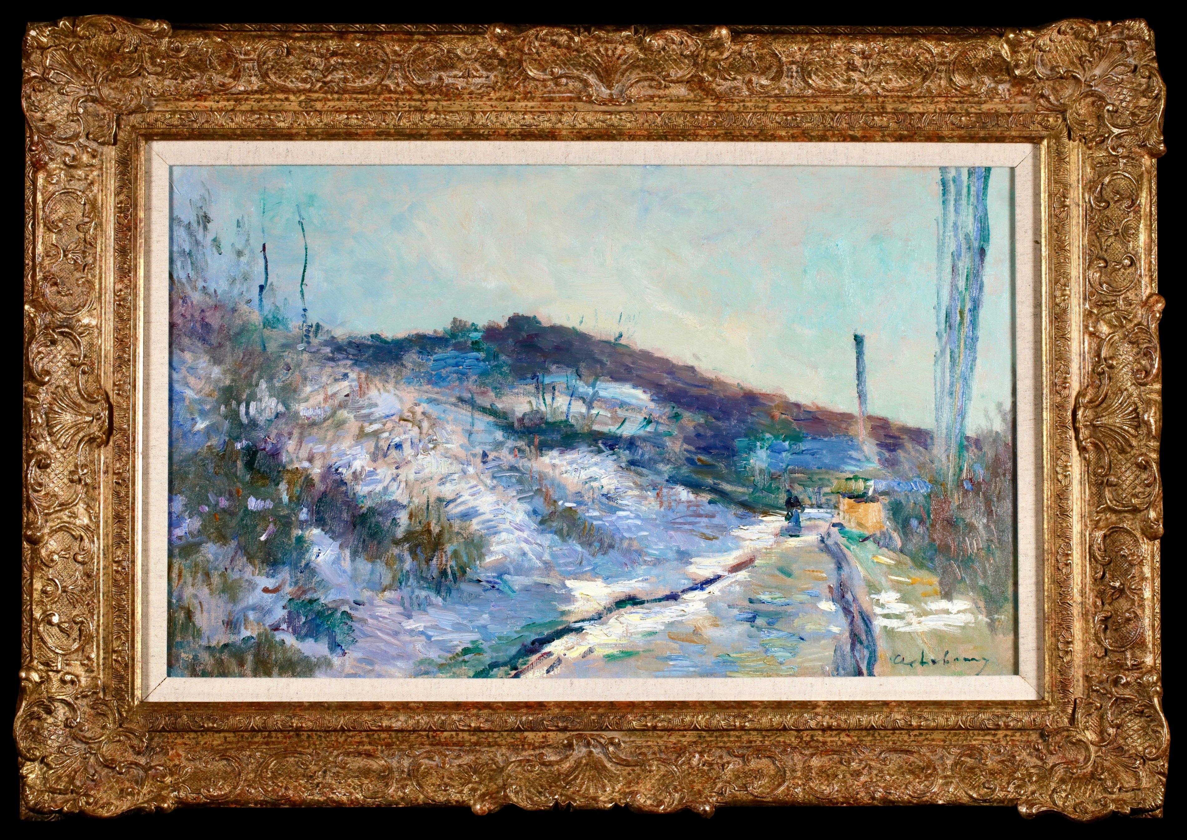 Le Route d'Hondouville - Paysage post-impressionniste Huile d'Albert Lebourg