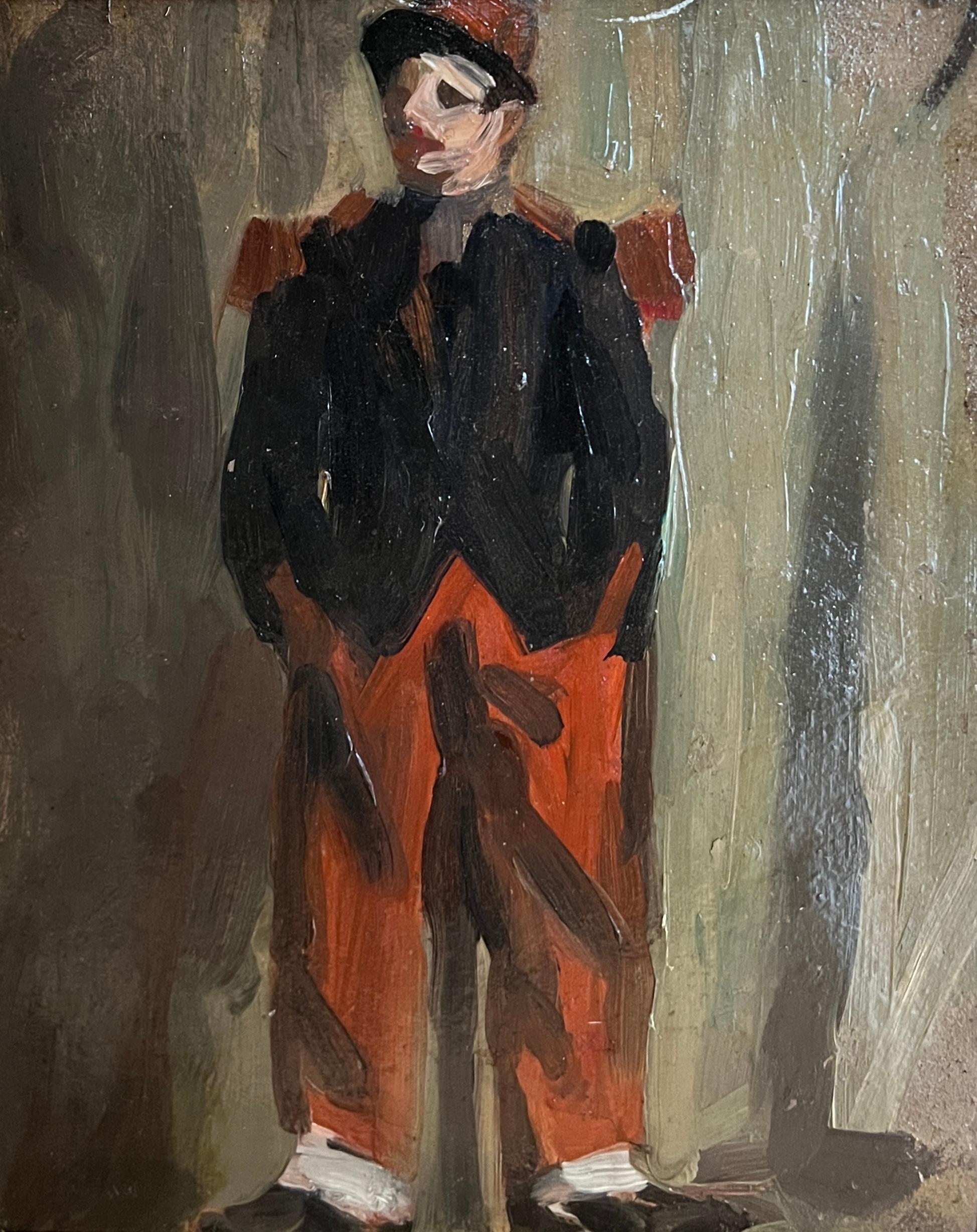 Albert Chavaz Figurative Painting - Officer in costume