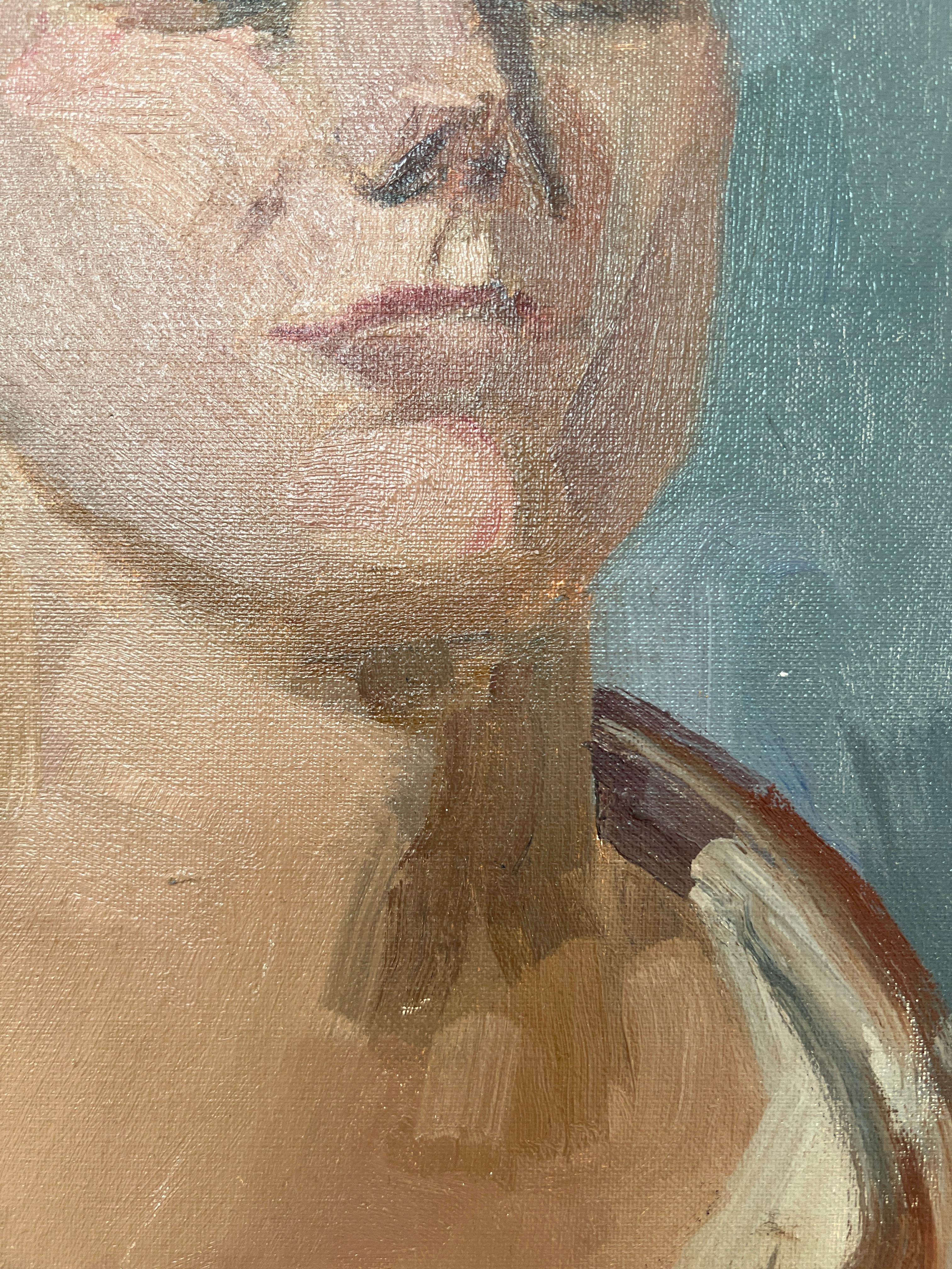 Portrait of young woman For Sale 1