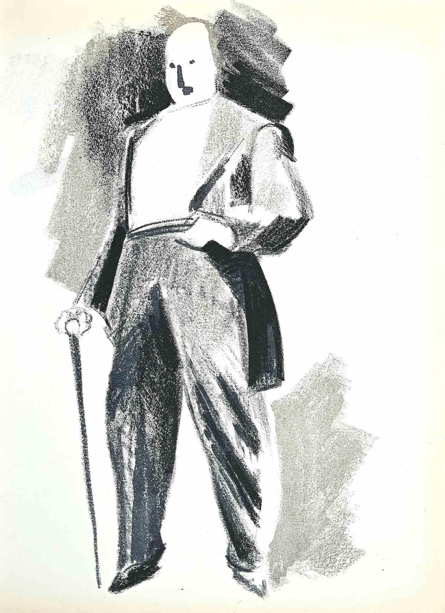 Le Ténor est une lithographie originale sur papier réalisée par Albert Chavaz en 1947.

Bonnes conditions.

L'œuvre représente un ténor. L'œuvre d'art est représentée par des couleurs harmonieuses dans une composition bien équilibrée.