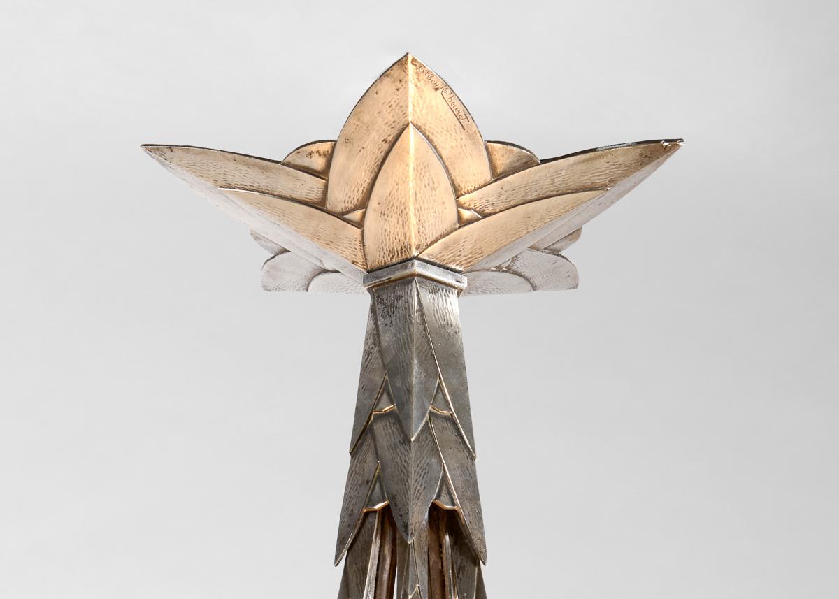 Albert Cheuret, Cactus, Araña Art Decó, Francia, Principios del siglo XX en Bueno estado para la venta en New York, NY