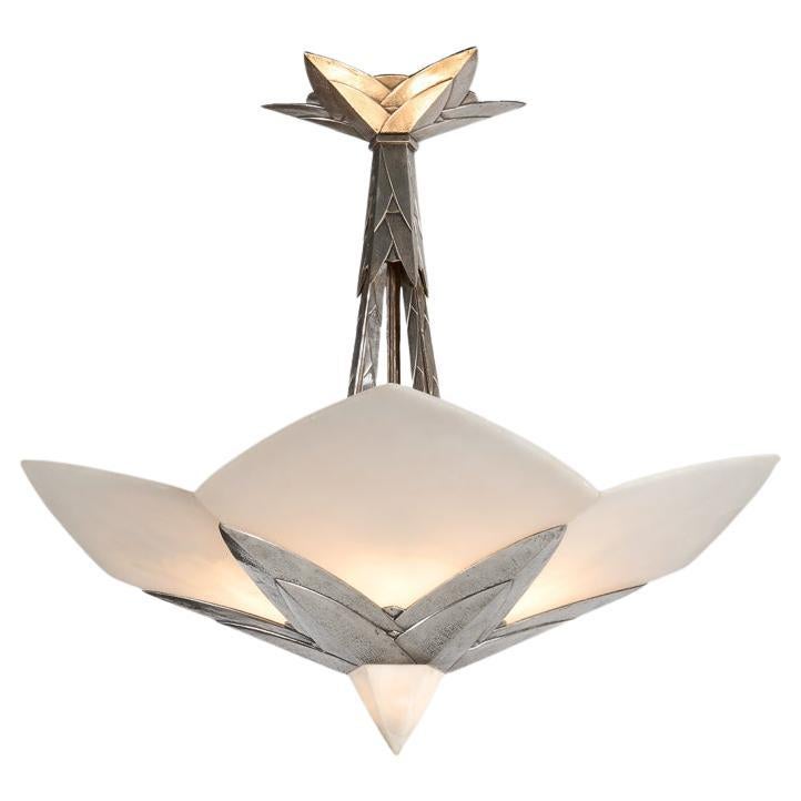 Albert Cheuret, Cactus, Araña Art Decó, Francia, Principios del siglo XX en venta