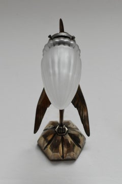 Paire d'appliques zoomorphes de style Albert Cheuret, années 1930.