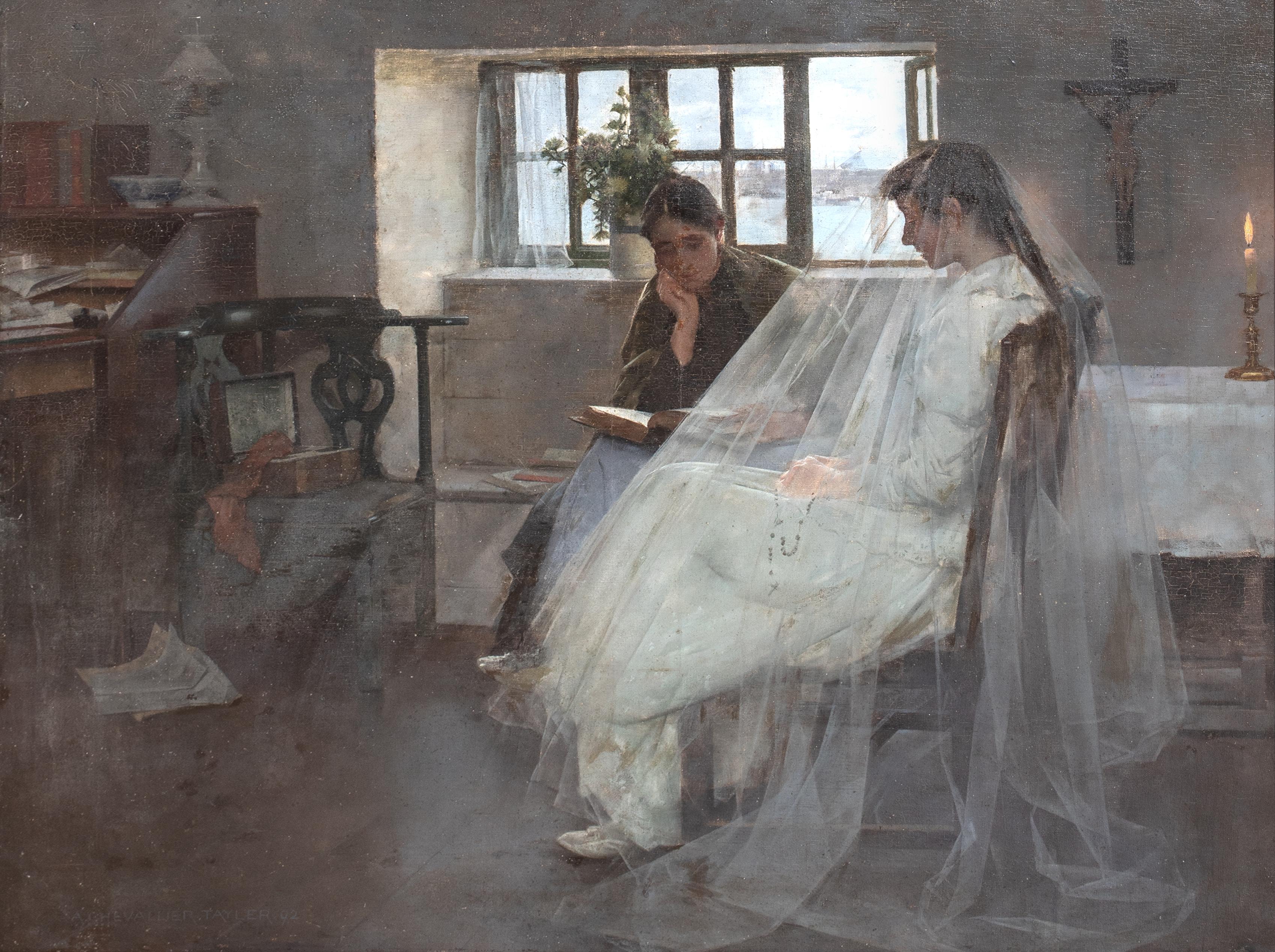 Confirmation Day, dated 1892  by Albert Chevallier Tayler (1862-1925) Exhibited For Sale 9