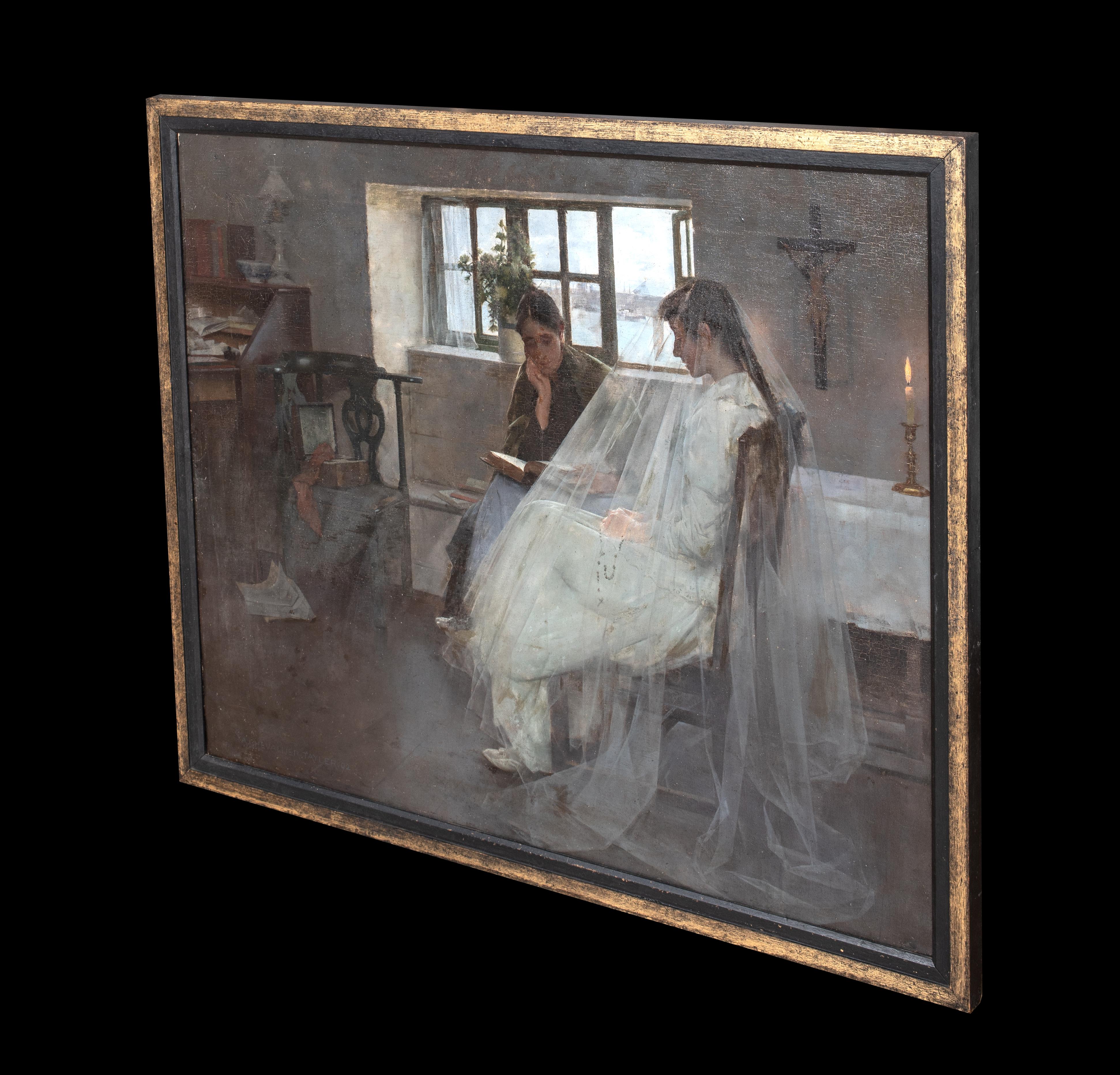Confirmation Day, dated 1892  by Albert Chevallier Tayler (1862-1925) Exhibited For Sale 1