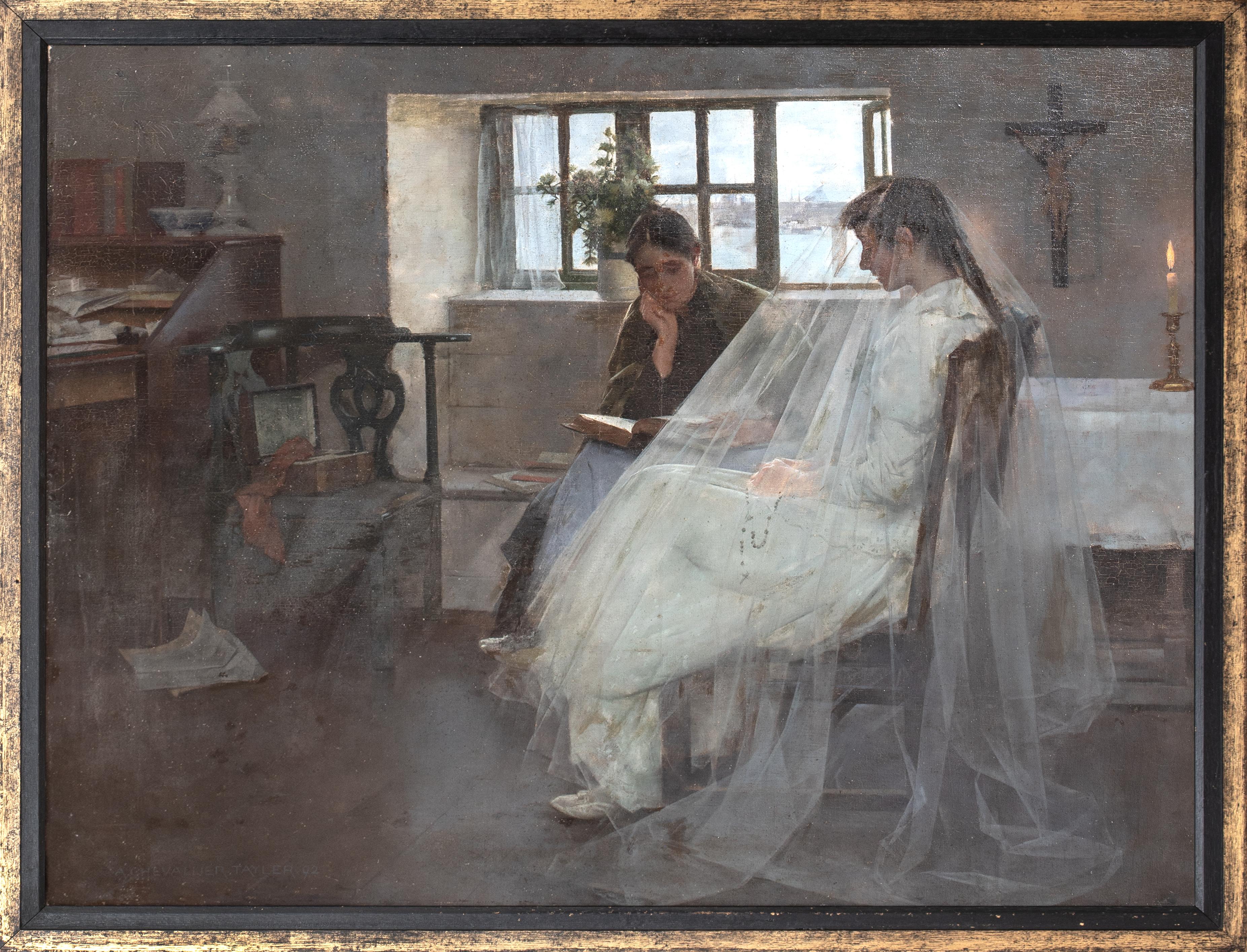 Confirmation Day, dated 1892  by Albert Chevallier Tayler (1862-1925) Exhibited For Sale 2