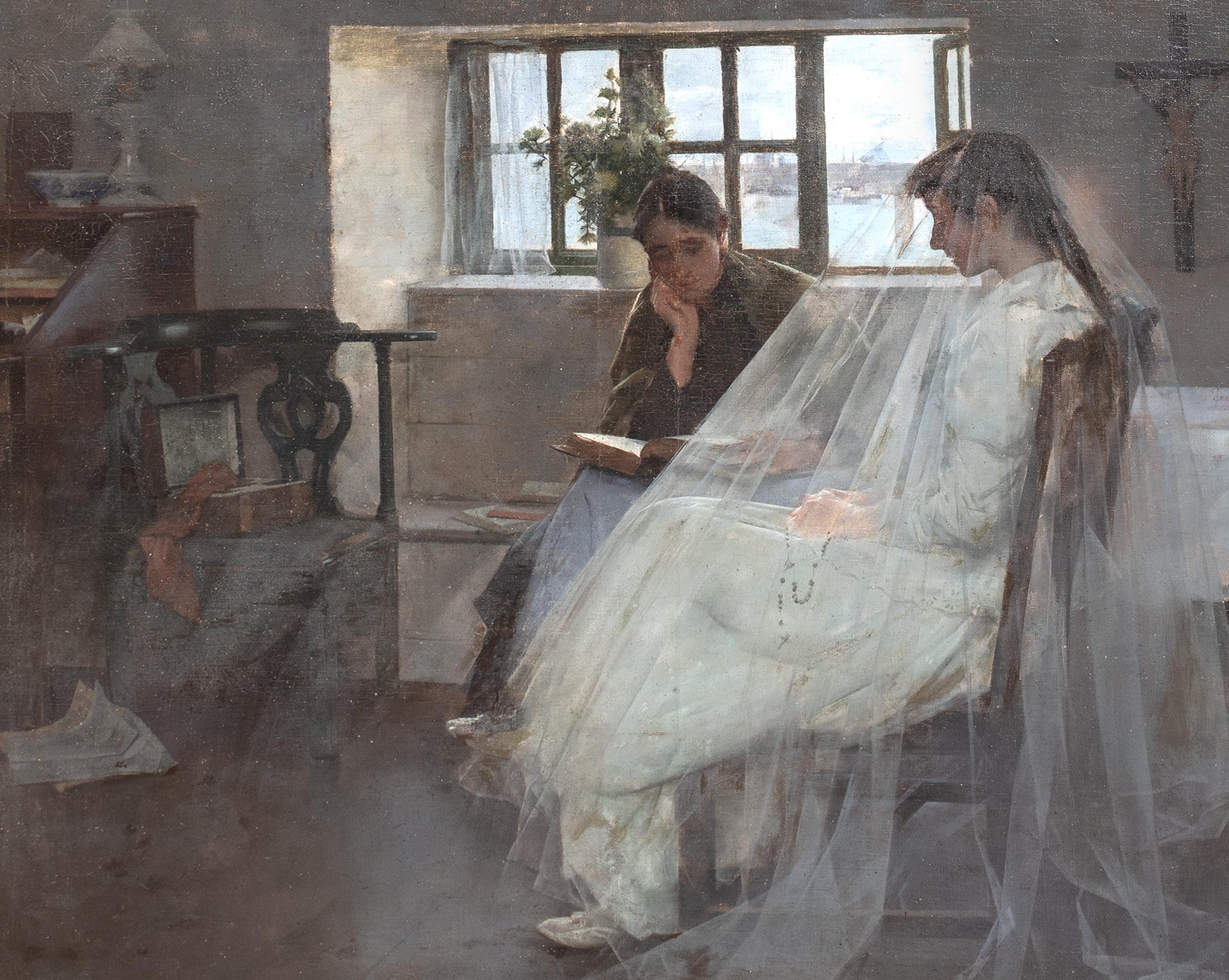 Confirmation Day, dated 1892  by Albert Chevallier Tayler (1862-1925) Exhibited For Sale 3