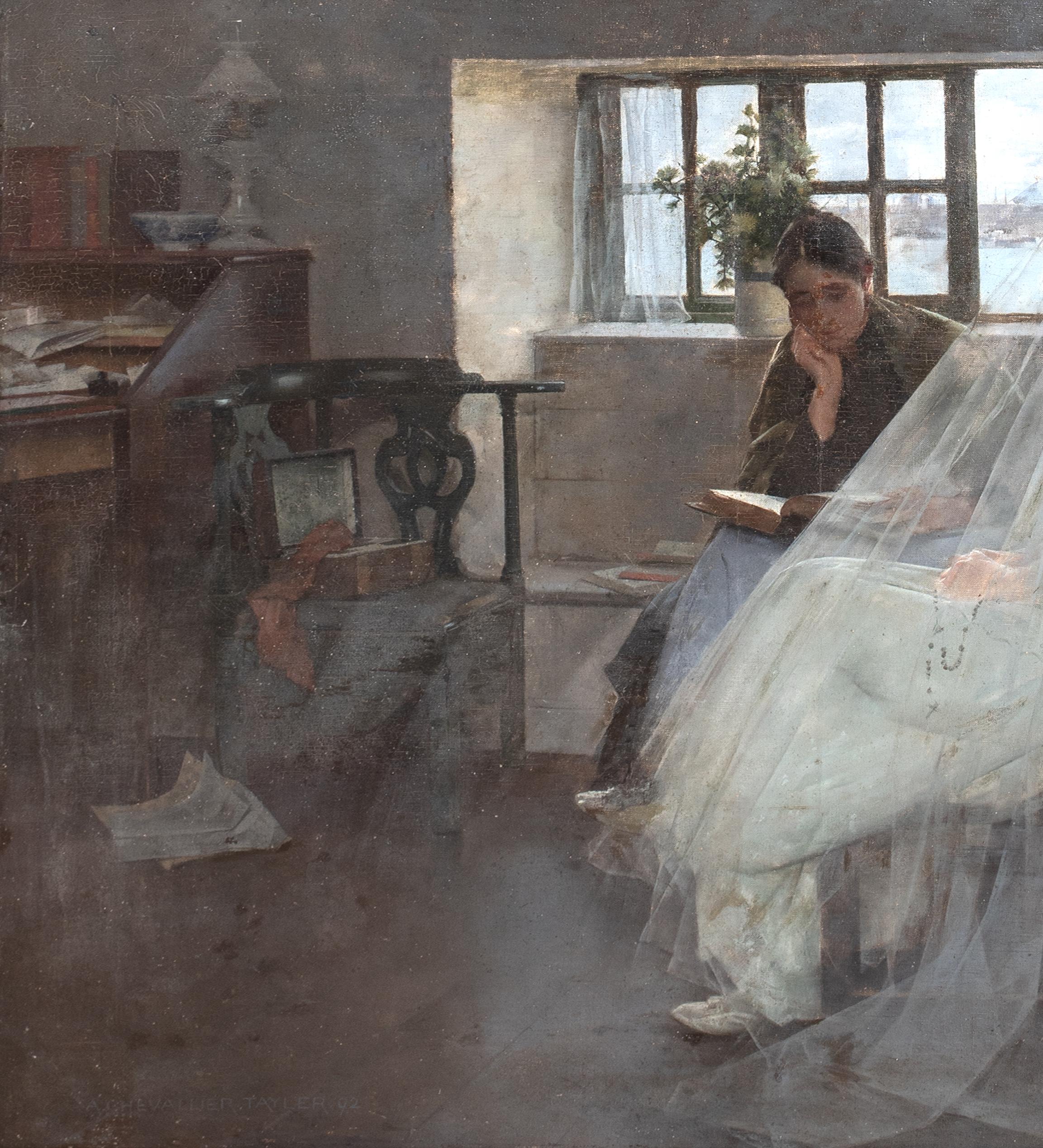 Confirmation Day, dated 1892  by Albert Chevallier Tayler (1862-1925) Exhibited For Sale 4